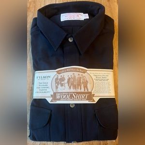 Men’s Filson 2 Patch Pocket Merino Wool Shirt